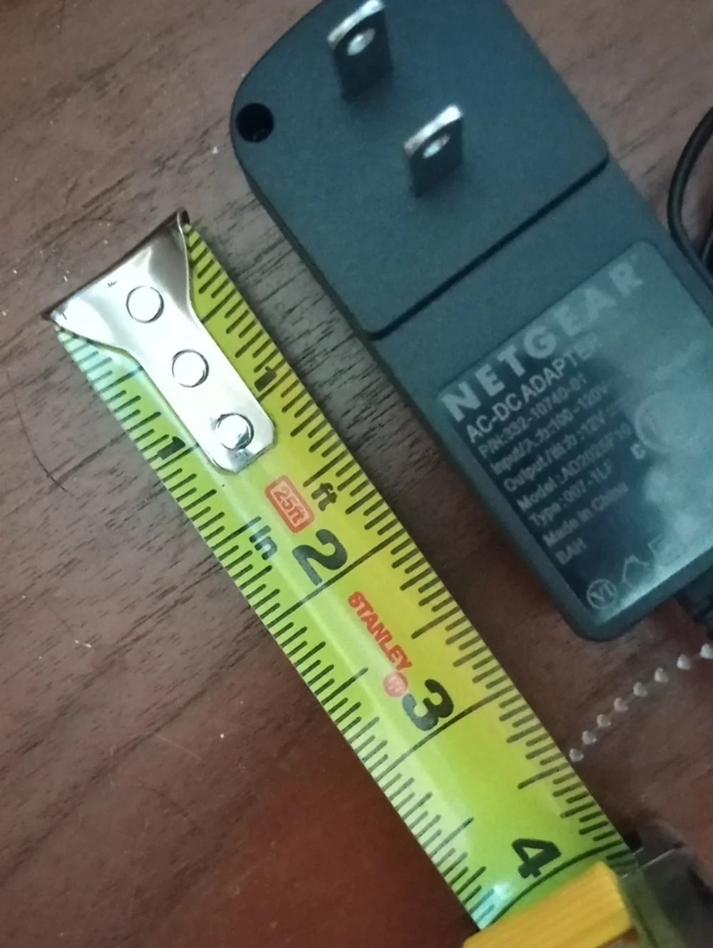 NETGEAR Black AC-DC Adapter with Attached Cable